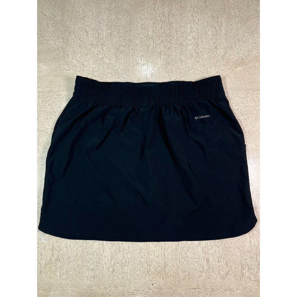 Columbia Womens Black Athletic Skort Performance Hiking Golf Tennis Skirt